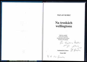 Václav Kubec: Na troskách wellingtonu