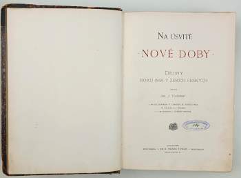 Josef Jakub Toužimský: Na úsvitě nové doby