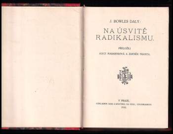 J. Bowles Daly: Na úsvitě radikalismu
