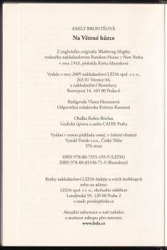 Emily Brontë: Na Větrné hůrce