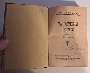 Vlasta Javořická: Na Veveřím gruntě