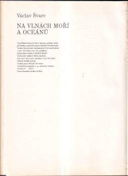 Václav Švarc: Na vlnách moří a oceánů