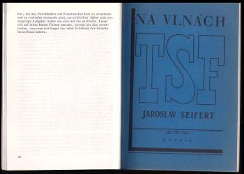 Jaroslav Seifert: Postilla Bohemica - Na vlnách TSF