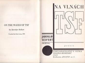 Jaroslav Seifert: Na vlnách TSF