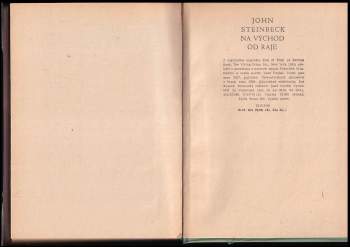 John Steinbeck: Na východ od ráje