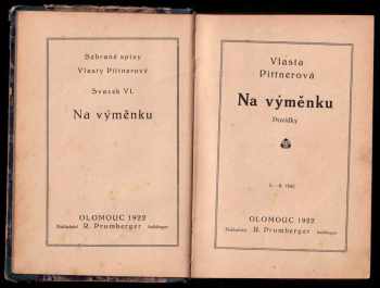 Vlasta Pittnerová: Na výměnku
