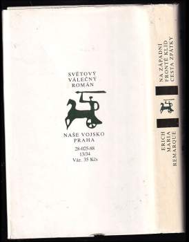 Erich Maria Remarque: Na západní frontě klid ; Cesta zpátky
