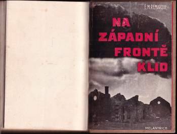 Erich Maria Remarque: Na západní frontě klid