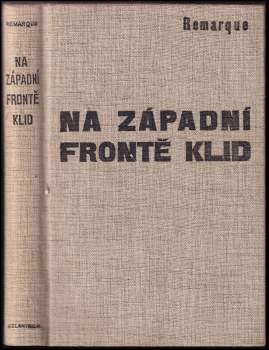 Na západní frontě klid