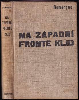Na západní frontě klid