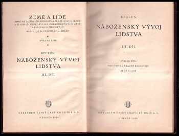 Élisée Reclus: Náboženský vývoj lidstva [Sv.] 3.