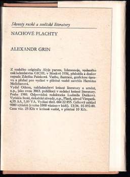 Aleksandr Stepanovič Grin: Nachové plachty