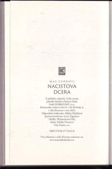 Maksymilian Czornyj: Nacistova dcera