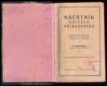 Otakar Kriebel: Náčrtník učitele přírodopisu