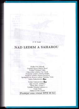 Peter Wilhelm Stahl: Nad ledem a Saharou