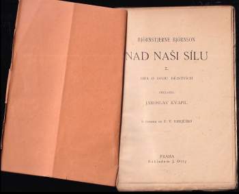Bjørnstjerne Bjørnson: Nad naši sílu