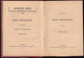 Bohumil Zahradník-Brodský: Nad propastí