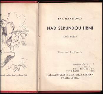 Eva Marešová: Nad sekundou hřmí