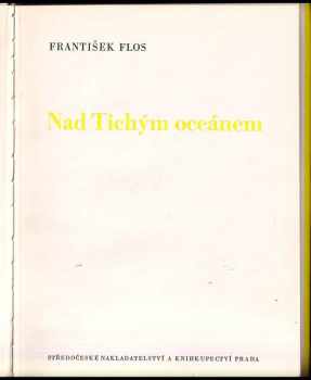 František Flos: Nad Tichým oceánem