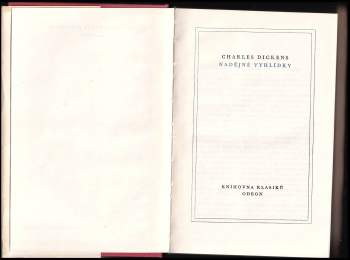 Charles Dickens: Nadějné vyhlídky