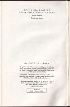 Charles Dickens: Nadějné vyhlídky