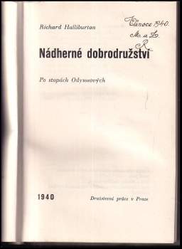 Richard Halliburton: Nádherné dobrodružství
