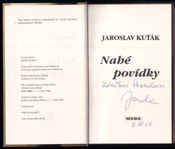 Jaroslav Kuťák: Nahé povídky