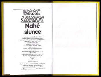 Isaac Asimov: Nahé slunce