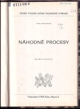 Jan Havrda: Náhodné procesy