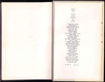 David Weiss: Nahý jsem přišel na svět