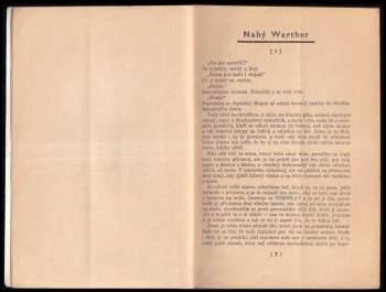 Karel Valtera: Nahý Werther