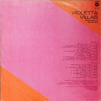 Violetta Villas: Największe Przeboje