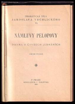 Jaroslav Vrchlický: Námluvy Pelopovy