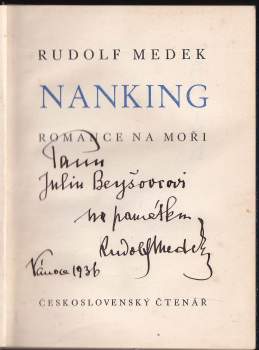 Rudolf Medek: Nanking