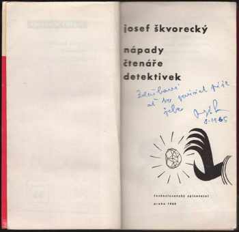 Josef Škvorecký: Nápady čtenáře detektivek