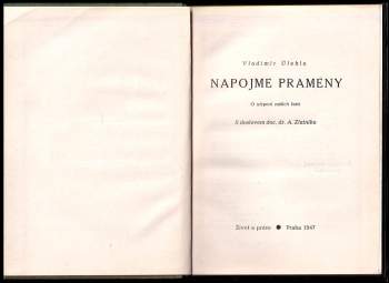 Vladimír Úlehla: Napojme prameny
