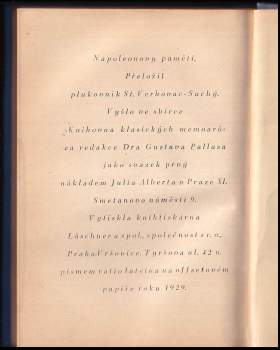 Napoleon: Napoleonovy paměti