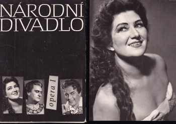 Národní divadlo - opera I : soubor 12 pohlednic