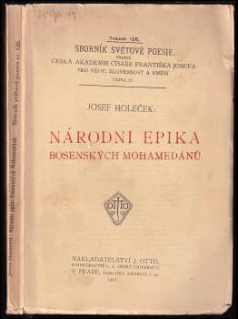 Národní epika bosenských mohamedánů