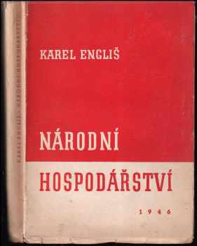 Karel Engliš: Národní hospodářství