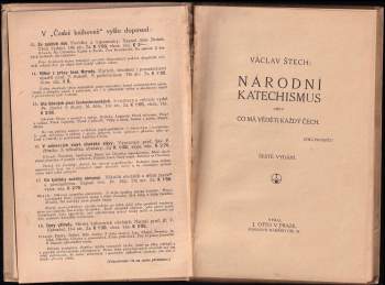 Václav Štech: Národní katechismus, aneb, Co má věděti každý Čech