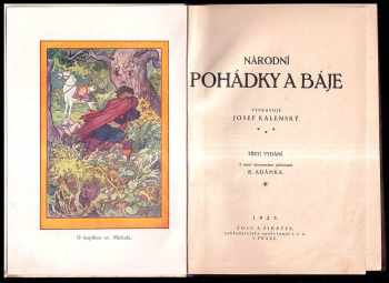Josef Kalenský: Národní pohádky a báje