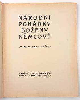 Božena Němcová: Národní pohádky Boženy Němcové