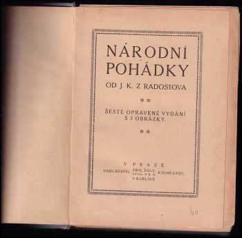 Josef Košín z Radostova: Národní pohádky