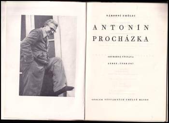 Antonín Procházka: Národní umělec Antonín Procházka - souborná výstava, leden-únor 1947, Spolek výtvarných umělců Mánes