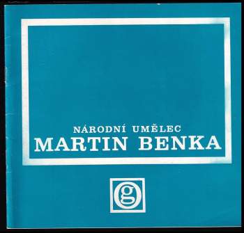 Národní umělec Martin Benka