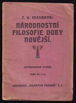 Národnostní filosofie doby novější