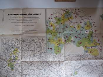 Karel Říha: Národnostní mapa jižní Moravy