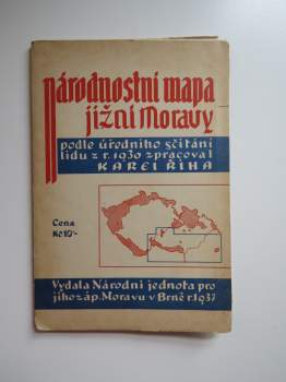 Karel Říha: Národnostní mapa jižní Moravy