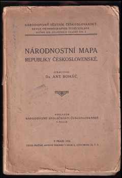 Národnostní mapa republiky Československé